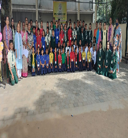 Celebration of  English Day at Jnana Vikas Public School on 23/01/2025