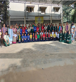 Celebration of  English Day at Jnana Vikas Public School on 23/01/2025